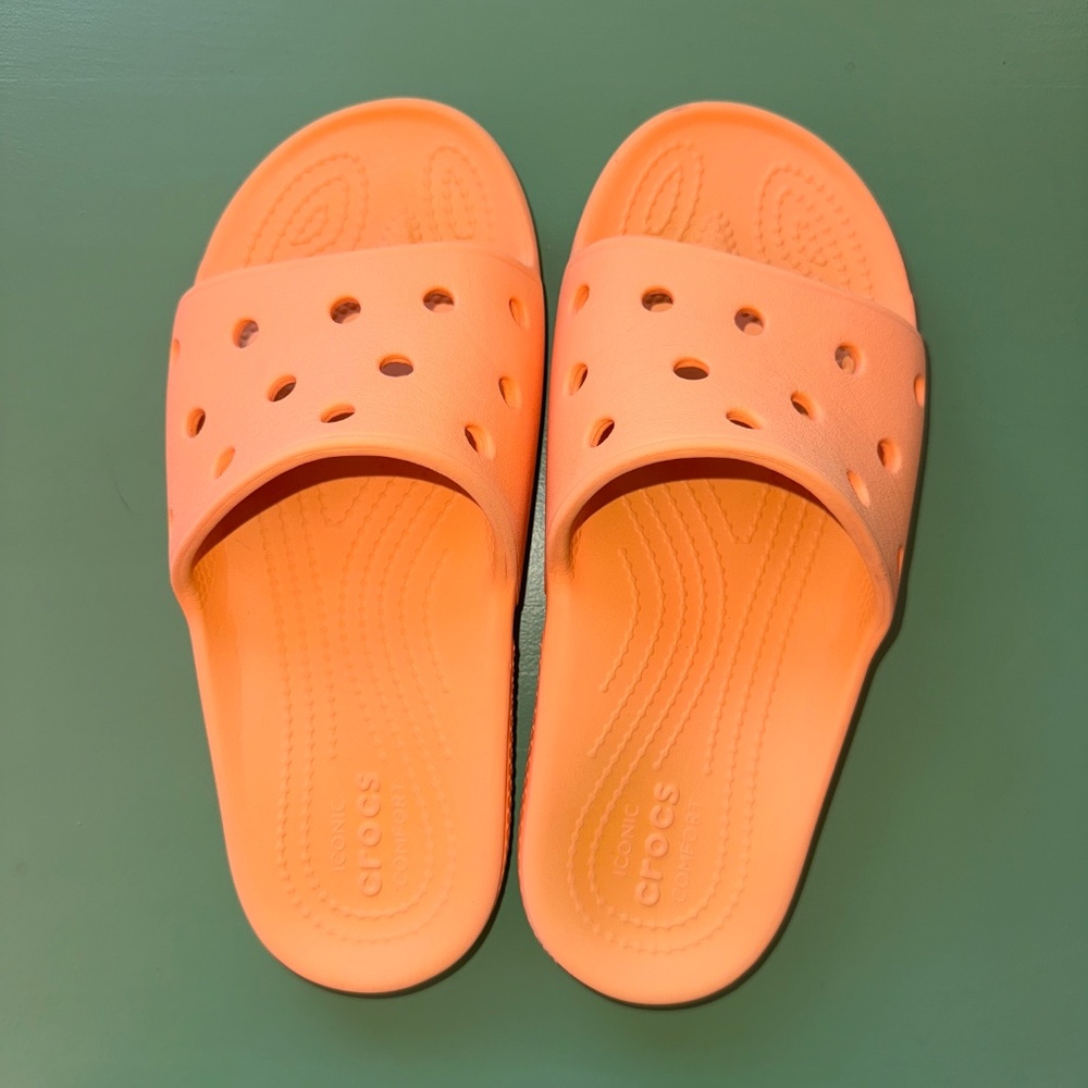 CROCS Classic Slides Orange W5 | M3 🦋